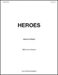 Heroes SAB choral sheet music cover